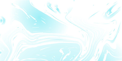 Wall Mural - abstract pattern white and blue marble texture and background. liquify swirl blue and white color ar