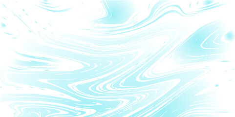 Wall Mural - abstract pattern white and blue marble texture and background. liquify swirl blue and white color ar