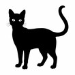 © Vector Art - cat silhouette black vector SVG
