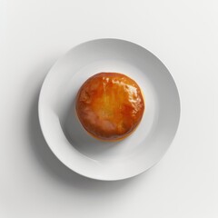 Canvas Print - Delicate French Financier Pastry Served