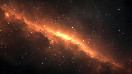 Wall Mural - cosmic dust and stars in deep space.