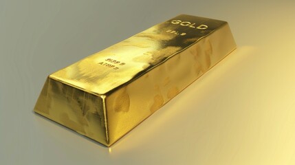 A Shiny Gold Bar With 