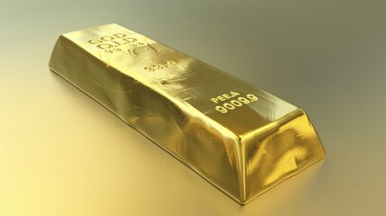 A Gold Bar With 