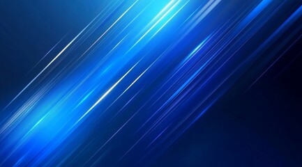 Poster - Abstract Blue Diagonal Lines Background