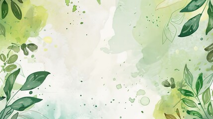 Watercolor_green_canva_background