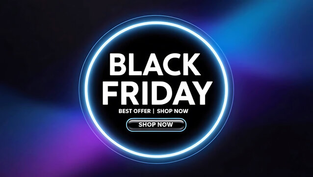 Black Friday Sale Stoke Background, Abstract Bold Letters  3D Text Glossy Design.