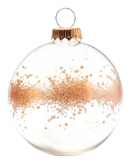 Wall Mural - PNG Ornament ball christmas glass white background.