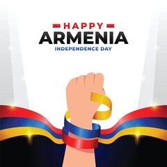 Wall Mural - Armenia Independence day design illustration collection