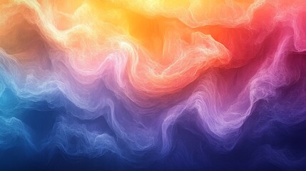 Wall Mural - Colorful Abstract Waves