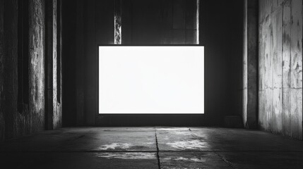 Poster - Dark Urban Square Light