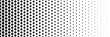 © eNJoy Istyle - horizontal halftone of black curved plus and cross design for pattern and background.