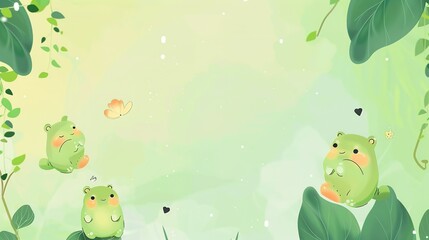 cute_green_background