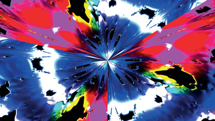Poster - Abstract multicolored rainbow wave. Abstract wave twisted background. Close up illustration of abstract wavy background. Vector illustration.