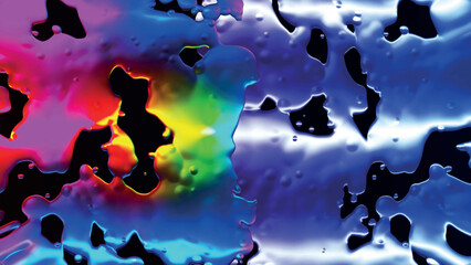 Poster - Abstract multicolored rainbow wave. Abstract wave twisted background. Close up illustration of abstract wavy background. Vector illustration.