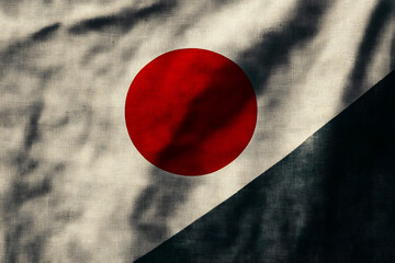 Sticker - Japan flag background