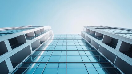 Poster - Commercial real estate project with modern architecture