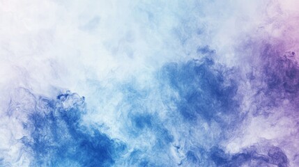 Poster - Soft tie-dye background in calming shades of blue and lavender with a subtle gradient effect.