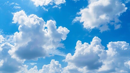 Canvas Print - blue sky and clouds