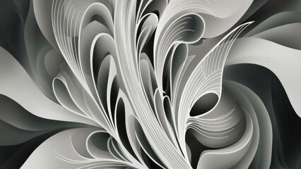 Poster - Elegant abstract background in shades of gray and white.