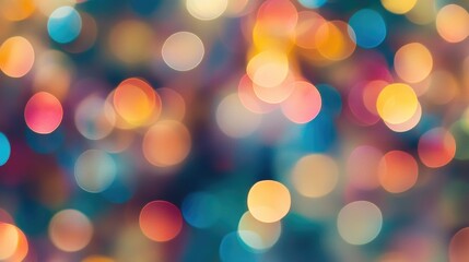 Fototapete - Blurry abstract background featuring vibrant colored spots