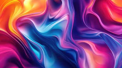 Poster - Abstract background design with vibrant colors and flowing shapes creating an artistic and dynamic visual experience