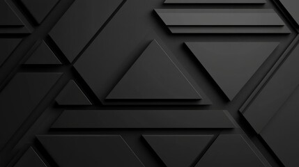 Poster - Abstract background featuring black triangular stripes along the borders