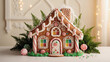 © Olena Yefremkina - Christmas gingerbread house.