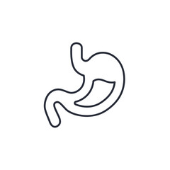 Leinwandbilder - stomach icon vector illustration. stomach symbol isolated on white background