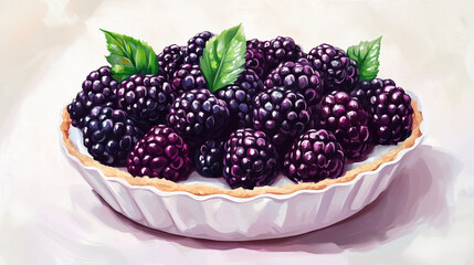 Poster - blackberries