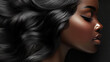 © Mehran - Silky black human hair is used to create lace wigs and weaves that look and feel natural