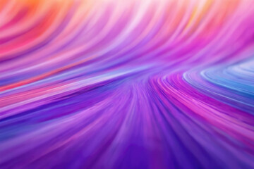 Purple abstract background with defocused motion effect, dynamic blurred lines, ethereal atmosphere. For digital art, modern design, presentation, wallpaper, backdrop, application, artistic projects