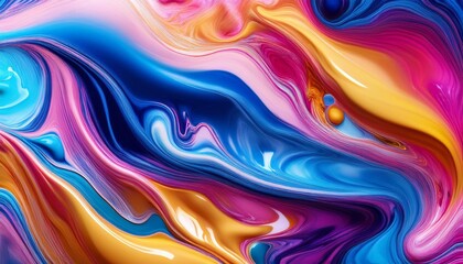 Wall Mural - beautiful abstract colorful liquid art textured surface background and backdrop