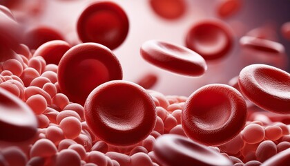 close up of blood cells leukocytes erythrocytes bloodstream