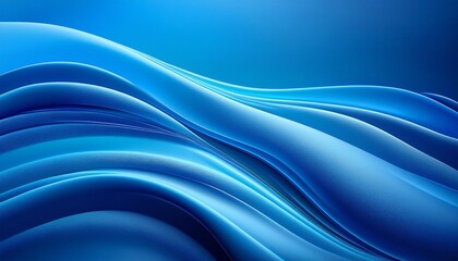 Wall Mural - blue abstract background with wave