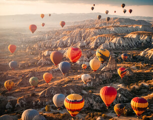 Wall Mural - Hot air balloon festival