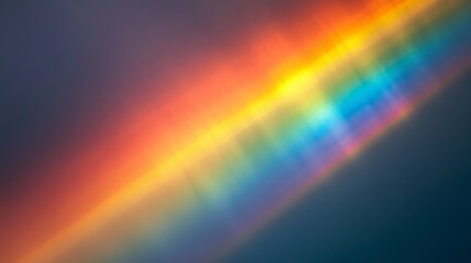 Wall Mural - Vibrant Rainbow Spectrum in the Sky