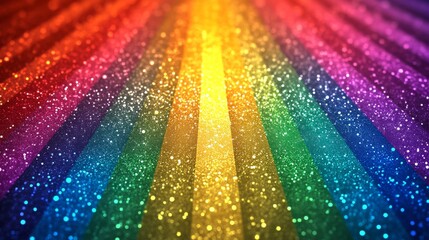 Poster - Rainbow Glitter Background