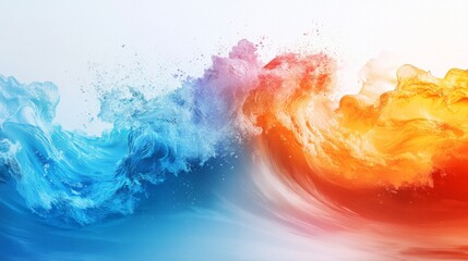 Poster - Abstract Paint Splash Art