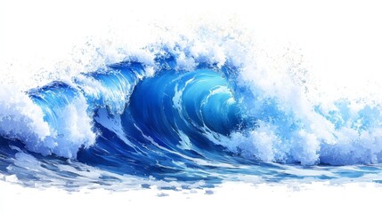 Poster - Powerful Ocean Wave