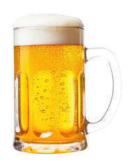 Canvas Print - PNG Beer lager drink glass.