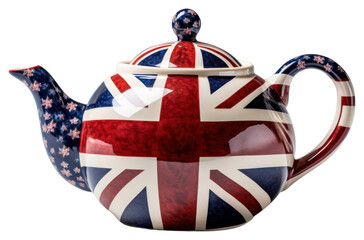 Wall Mural - PNG Teapot patriotism porcelain tableware.