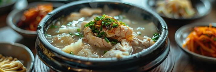 Wall Mural - Korean ginseng chicken soup