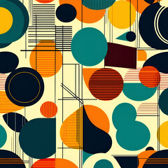 seamless pattern with circles