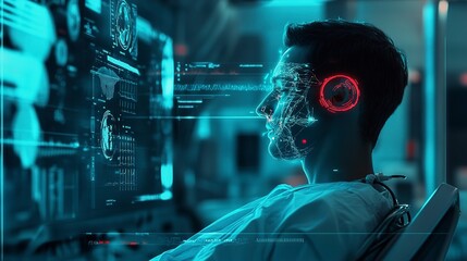 Poster - doctor medical innovation science future tech technology 