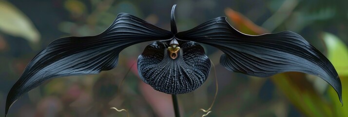 Wall Mural - Black Bat Flower Orchid (Tacca Chantrieri)