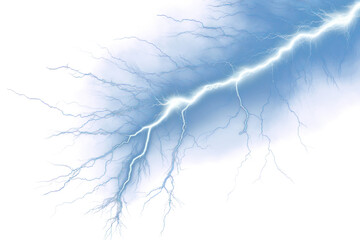 Wall Mural - PNG Lightning thunderstorm backgrounds nature.