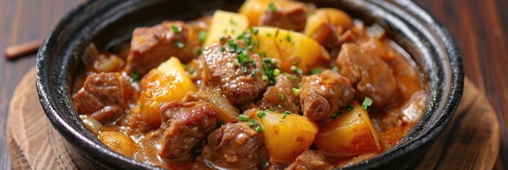 Wall Mural - Savory Meat and Potato Stew