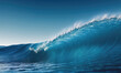 © Miklos - A large wave crashes in the ocean on a sunny day