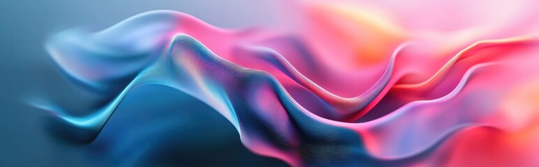 Poster - Abstract background with a color tone effect featuring 3D rendering