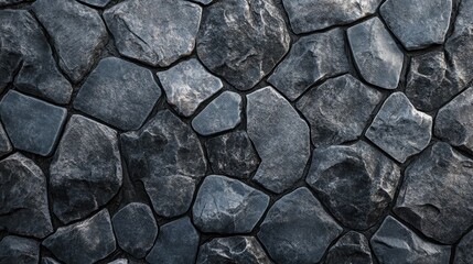 Poster - 3D rendering of a stone wall surface background